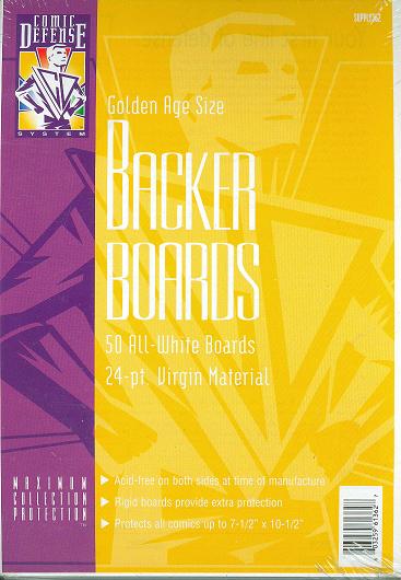Comic Defense Boards Golden Age Size (50) Comic Defense Boards Golden Age Size (50)
